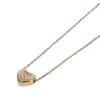 West Ham United prívesok na krk Gold Plated Heart Necklace