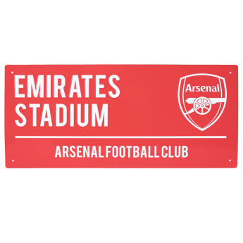 FC Arsenal ceduľa na stenu Colour Street