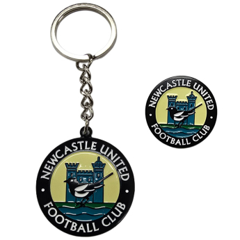 Newcastle United kľúčenka a odznak Retro 76-83 Crest