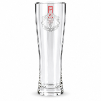 Manchester United poháre Mono Crest Tall Beer Glass