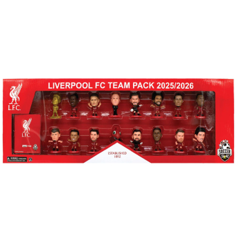 FC Liverpool figúrka SoccerStarz Season 25-26 Player Team Pack limited edition only 1500 pieces