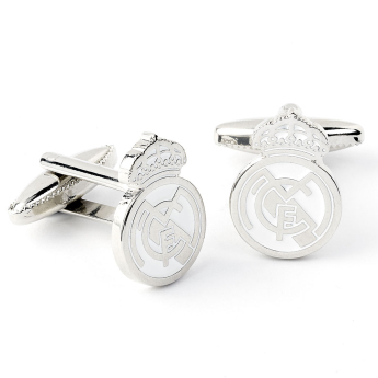 Real Madrid manžetové gombíky Silver Plated Formed Cufflinks