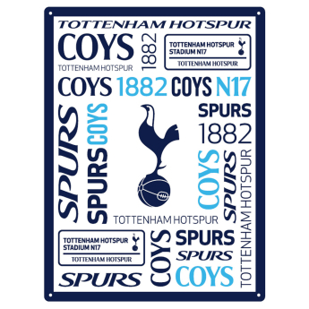Tottenham ceduľa na stenu Large Montage Sign