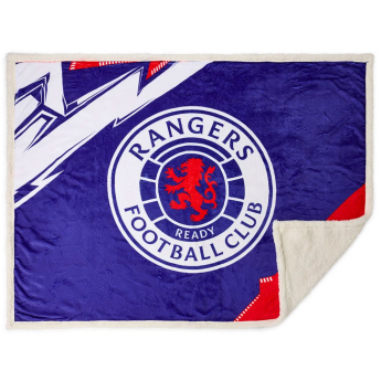 FC Rangers deka Geo Sherpa Fleece Blanket