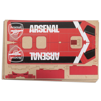 FC Arsenal stavebnice 3D Wooden Team Bus Puzzle