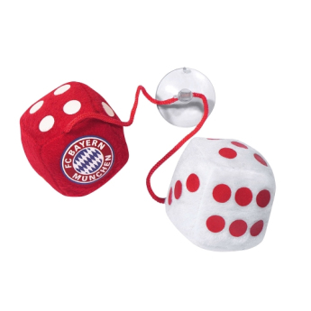 Bayern Mníchov kocky do auta red and white
