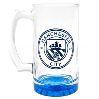 Manchester City poháre Stein Glass Tankard CC