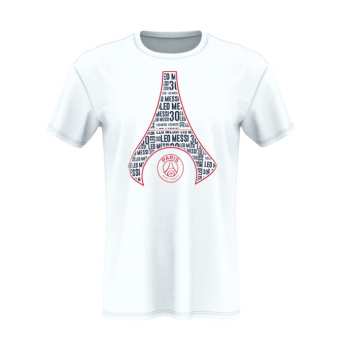 Lionel Messi detské tričko eiffel messi white