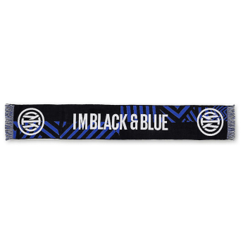 Inter Miláno zimný šál im black blue
