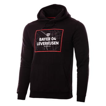 Bayer 04 Leverkusen pánska mikina s kapucňou City Map