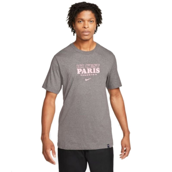 Paris Saint Germain pánske tričko Text grey