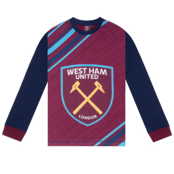 West Ham United detské pyžamo Long navy