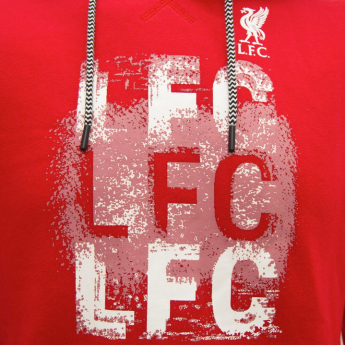 FC Liverpool pánska mikina s kapucňou 3LFC red