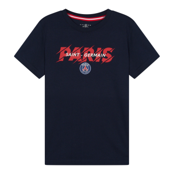 Paris Saint Germain detské tričko Paris Slogan blue