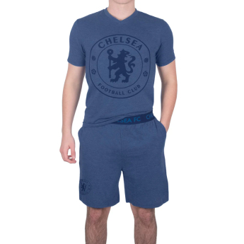 FC Chelsea pánske pyžamo Short Blue Marl