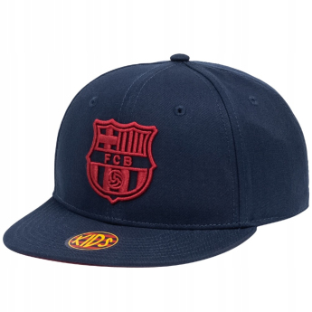 FC Barcelona detská čiapka flat šiltovka Rap marine