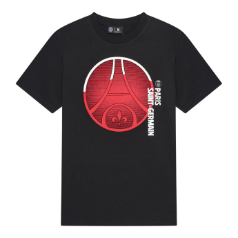 Paris Saint Germain pánske tričko Gradient Logo black