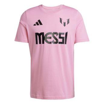 Lionel Messi pánske tričko MESSI Name and number pink
