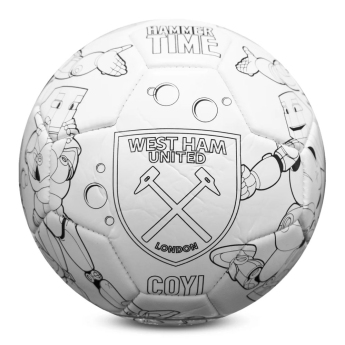 West Ham United futbalová lopta Colour - size 2
