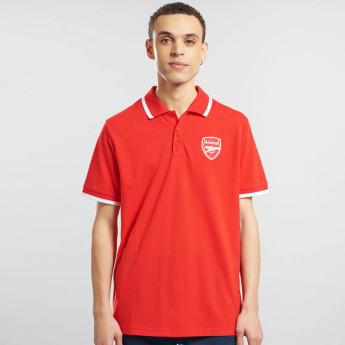 FC Arsenal polokošeľa Logo Tipped red