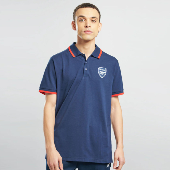FC Arsenal polokošeľa Logo Tipped navy