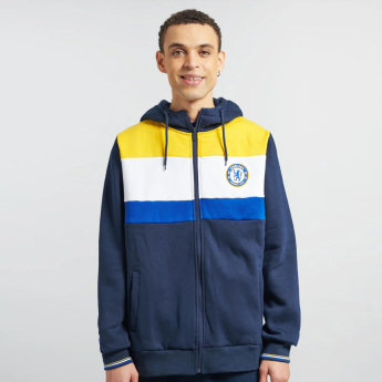 FC Chelsea pánska mikina s kapucňou Full Zip colour