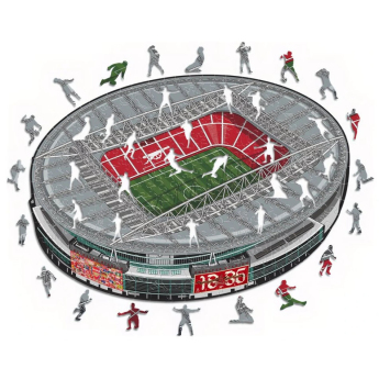 FC Arsenal drevené puzzle Emirates Stadium 150 pcs