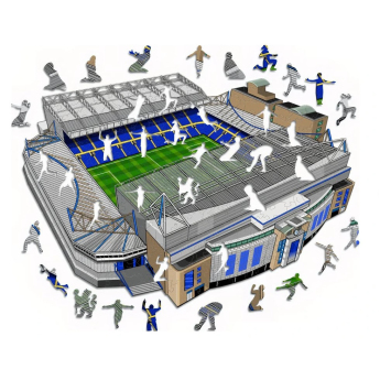 FC Chelsea drevené puzzle Stamford Bridge 150 pcs