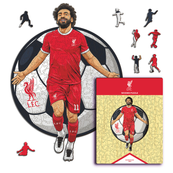 FC Liverpool drevené puzzle Mo Salah 150 pcs