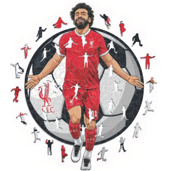 FC Liverpool drevené puzzle Mo Salah 150 pcs