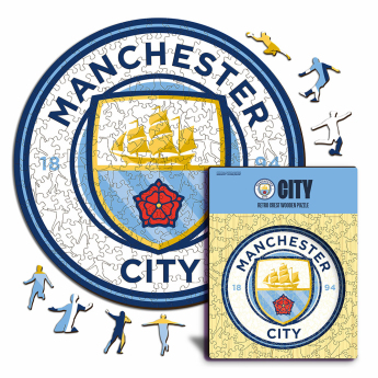 Manchester City drevené puzzle Crest 500 pcs