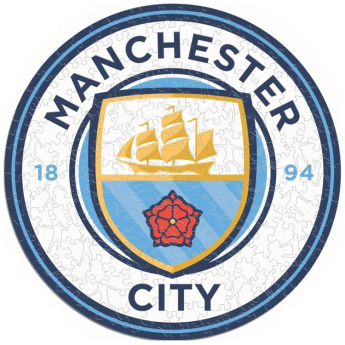 Manchester City drevené puzzle Crest 500 pcs