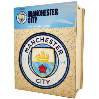 Manchester City drevené puzzle Crest 500 pcs
