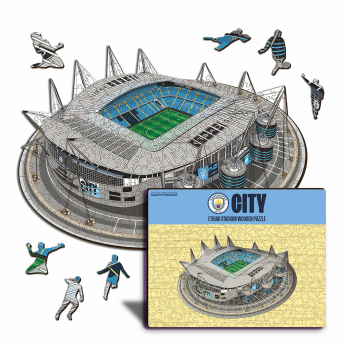 Manchester City drevené puzzle Etihad Stadium 500 pcs