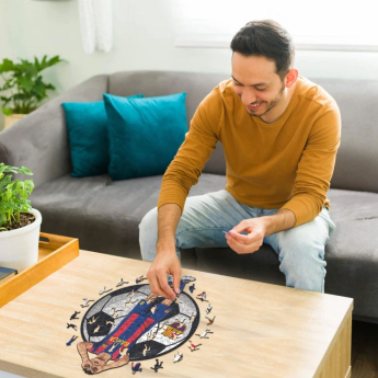 FC Barcelona drevené puzzle Pedri 500 pcs
