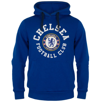 FC Chelsea pánska mikina s kapucňou Graphic royal