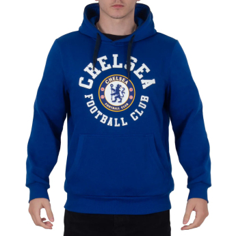FC Chelsea pánska mikina s kapucňou Graphic royal