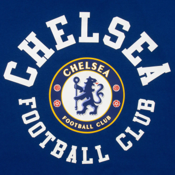 FC Chelsea pánska mikina s kapucňou Graphic royal