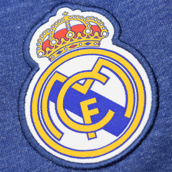 Real Madrid pánska mikina s kapucňou Zip azul