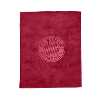 Bayern Mníchov fleecová deka bordeaux