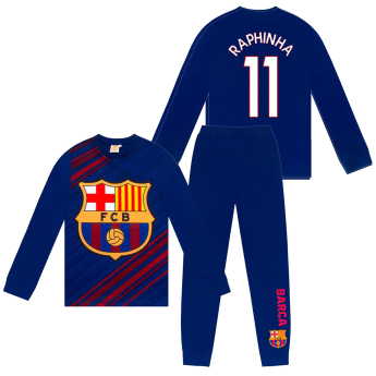 FC Barcelona detské pyžamo Long Raphinha
