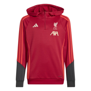 FC Liverpool detská mikina s kapucňou Track red