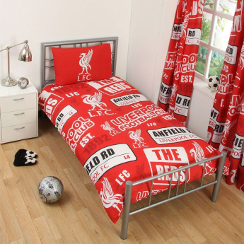 FC Liverpool obliečky na jednu posteľ patch