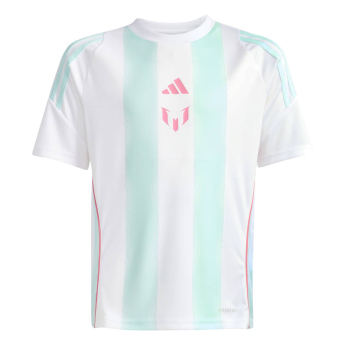 Lionel Messi detský futbalový dres MESSI Stripe white