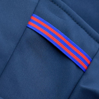 FC Barcelona pánska bunda s kapucňou Softshell navy light