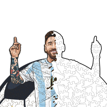 Futbalová reprezentácia drevené puzzle ARGENTINA Messi NEW 270 pcs