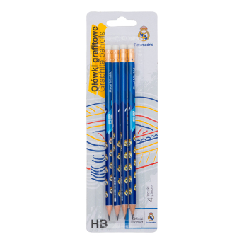 Real Madrid set ceruziek 4pack