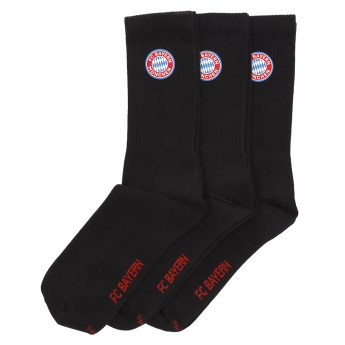 Bayern Mníchov ponožky 3 pack black