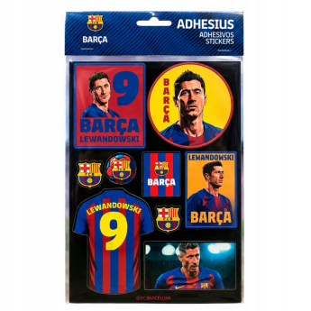 FC Barcelona samolepky Lewandowski