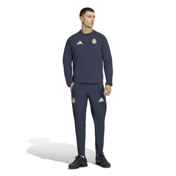 Real Madrid pánska mikina Tiro Travel navy